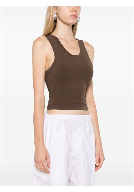 Brown scoop-neck tank top Entire Studios - women ENTIRE STUDIOS | ES2267BT